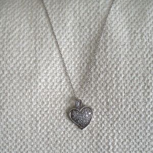 Silver Heart pendant & necklace